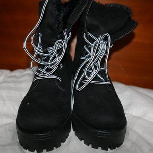 Black Suede Boots